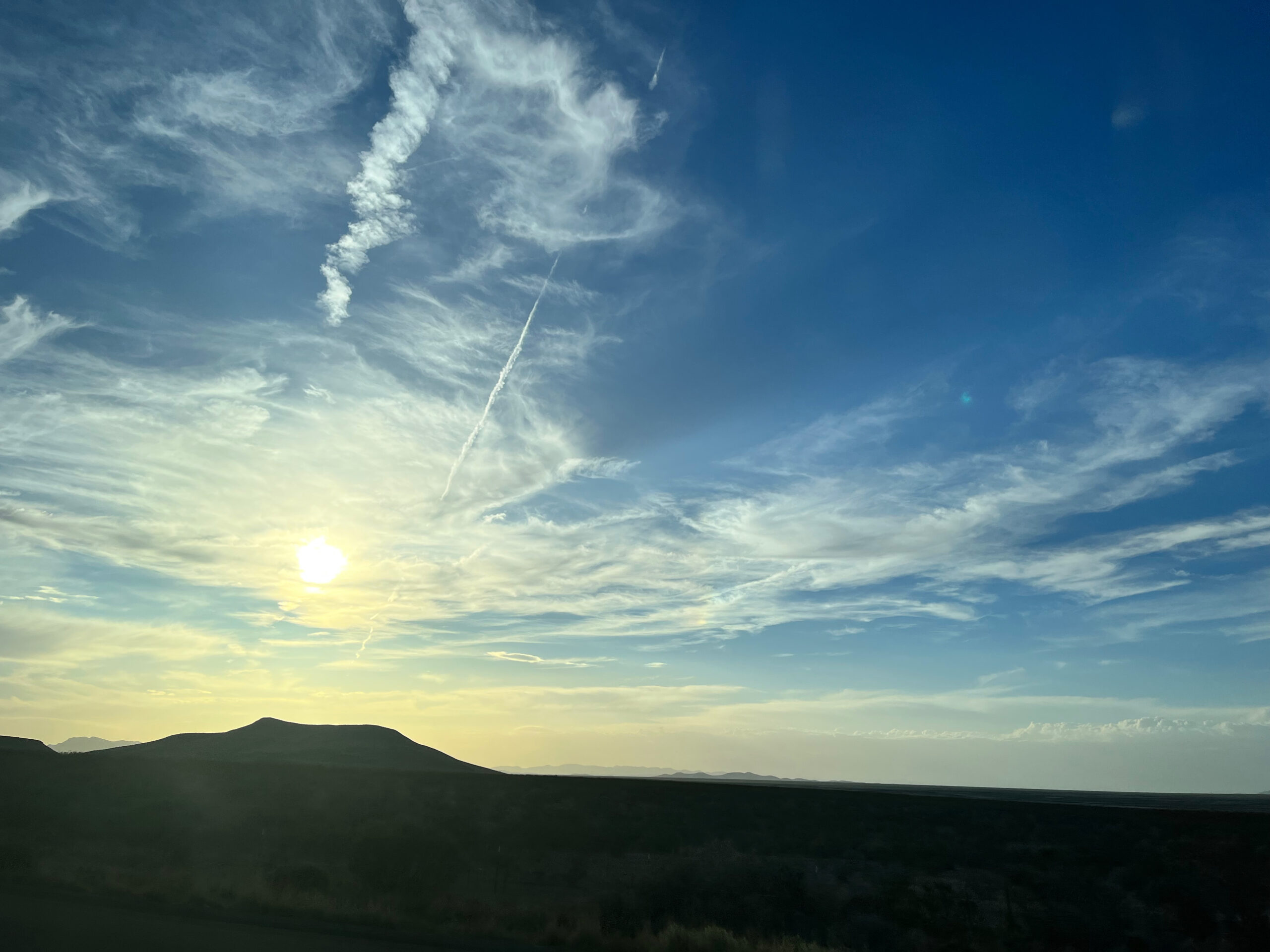 Almost sunset in the American Southwest